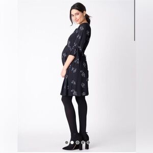 Seraphine maternity and nursing floral dress